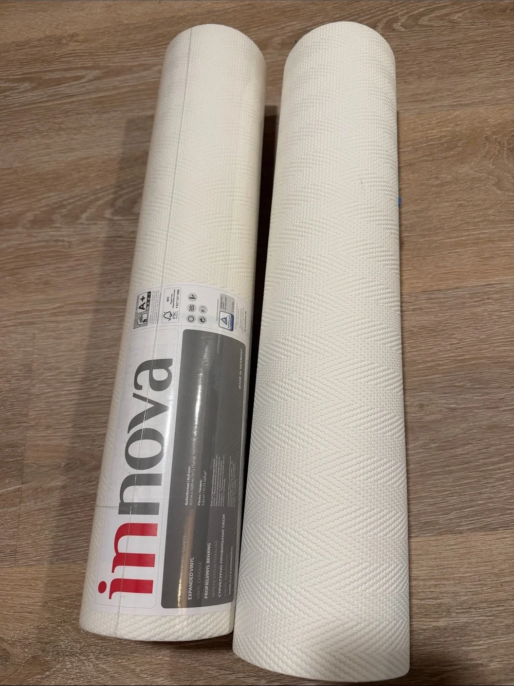 Innova White Textured Wallpaper Rolls